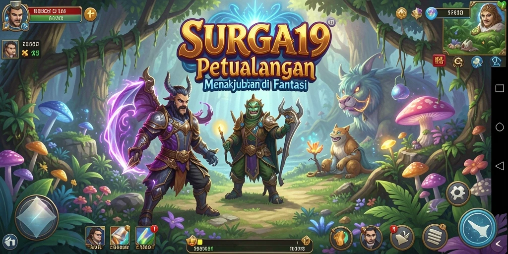 Menampilkan gameplay SURGA19 yang penuh petualangan dan eksplorasi.