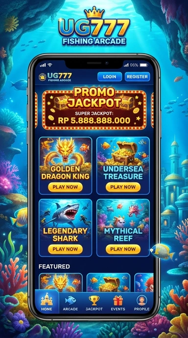Screenshot aplikasi ug777 yang menunjukkan katalog aplikasi.